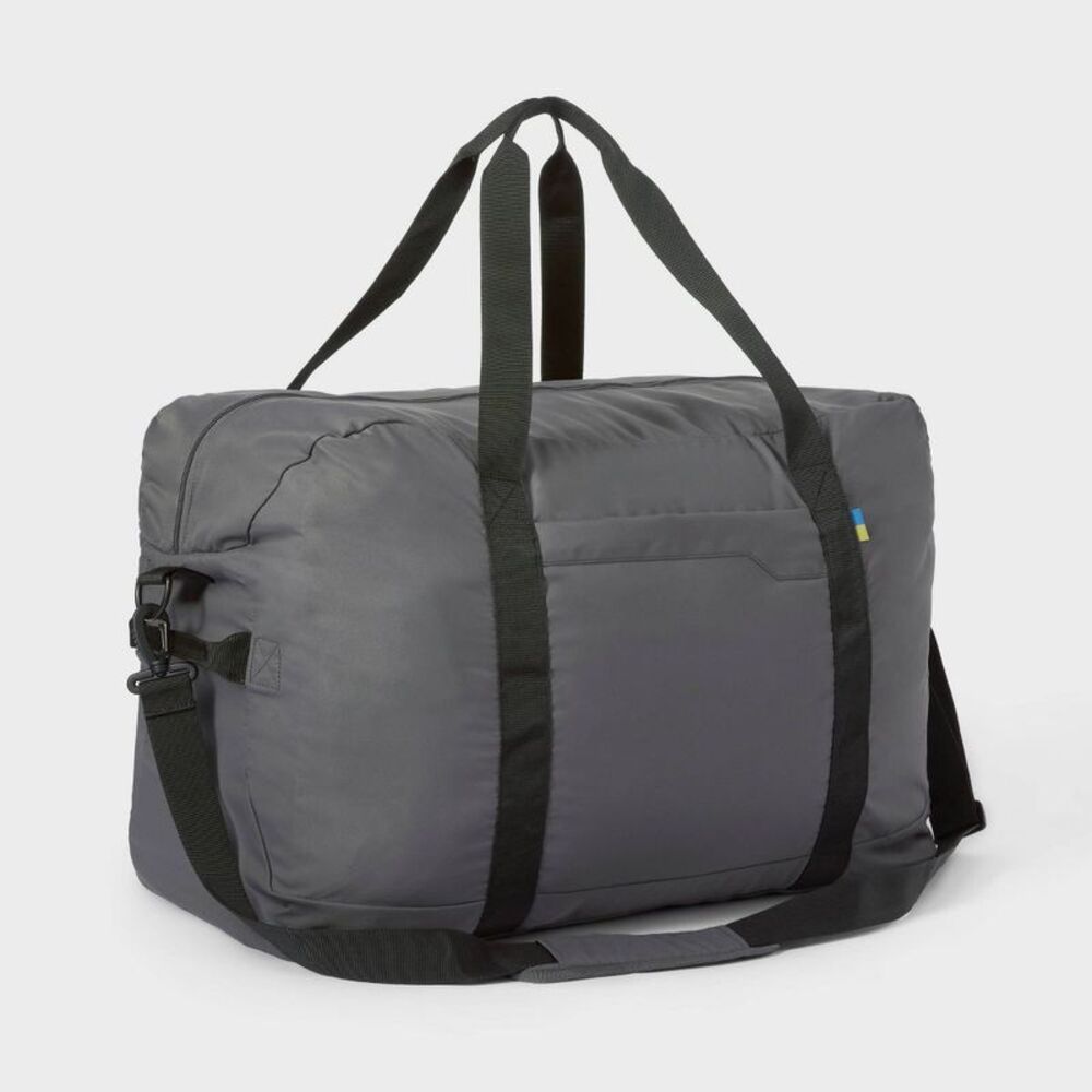 Packable 100L Duffel Bag - Open Story Gray: Travel Luggage Water-Resistant
